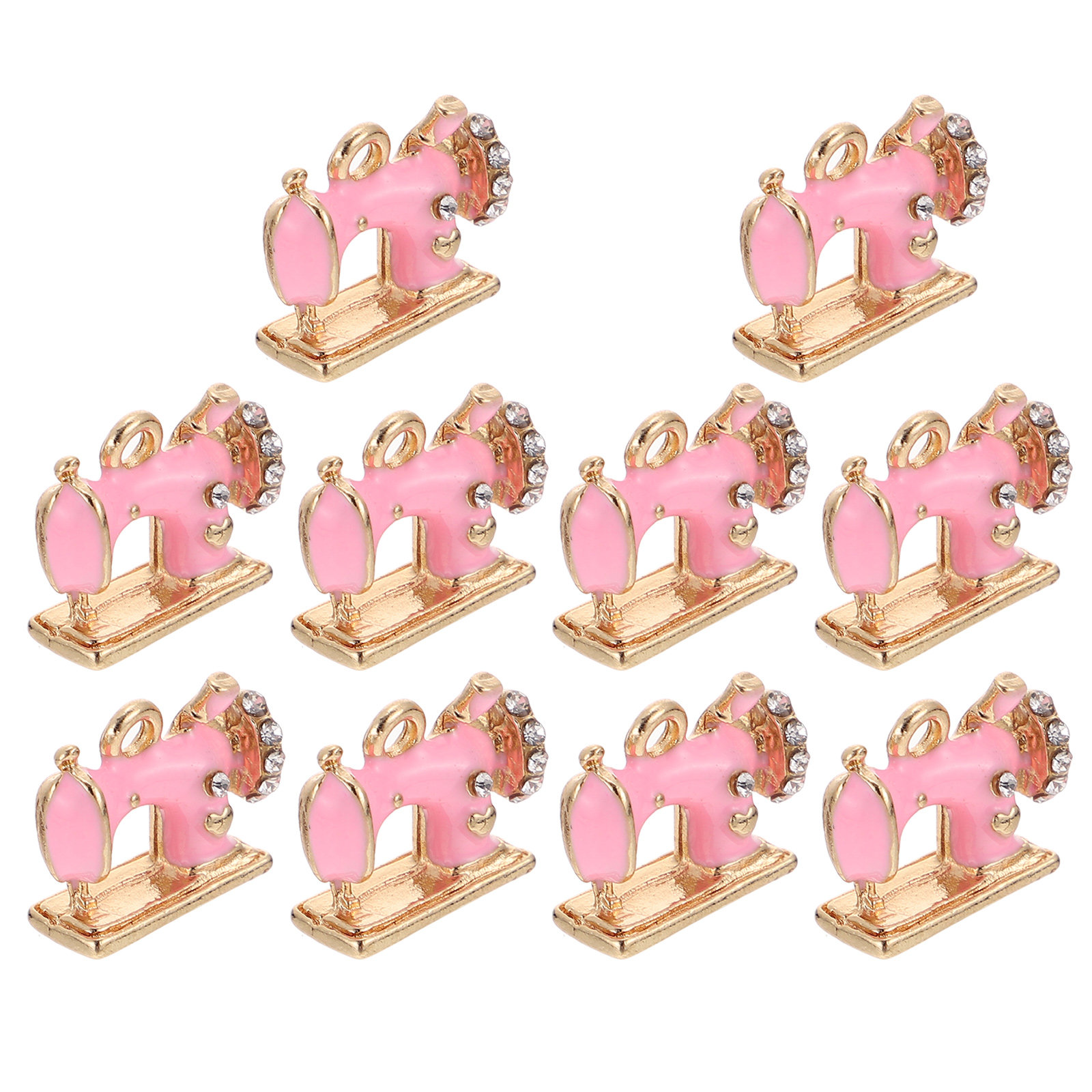 10 stuks vintage bedeltjes, le - Jewelry Making Machines recensie en prijs