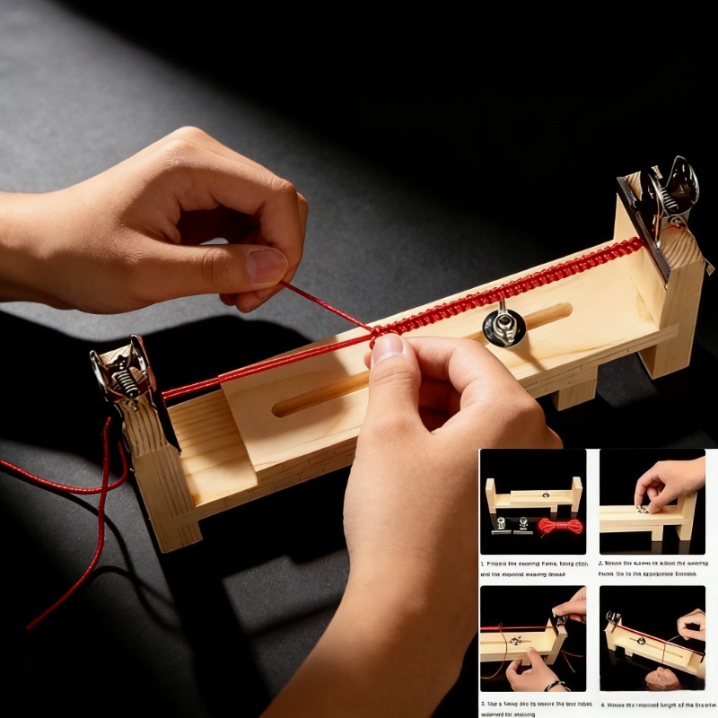 Houten armbandweefgereedschap  - Jewelry Making Machines recensie en prijs