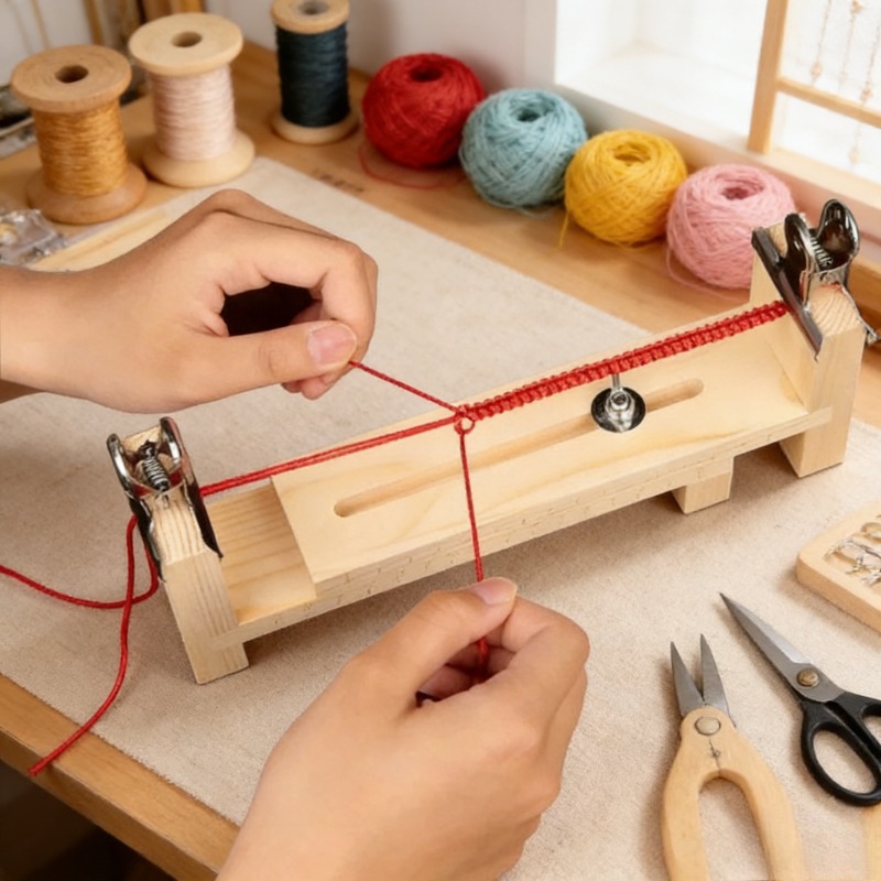 Houten armbandweefgereedschap  - Jewelry Making Machines recensie en prijs